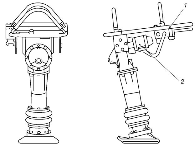 Чертеж трамбовки электрической